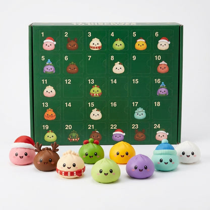 Squishy-Adventskalender mit 24 Überraschungen